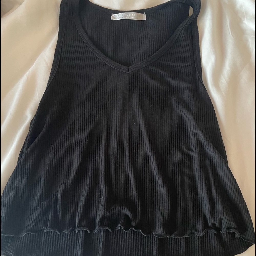 V NECK SOFT DOUBKE ZERO TANK